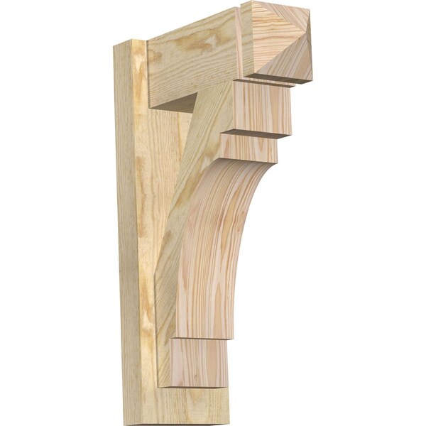 Ekena Millwork Merced Arts & Crafts Rough Sawn Outlooker, Douglas Fir, 6"W x 14"D x 22"H OUT06X14X22MRC03RDF - main
